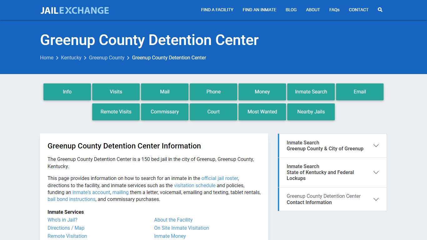 Greenup County Detention Center - Jail Exchange